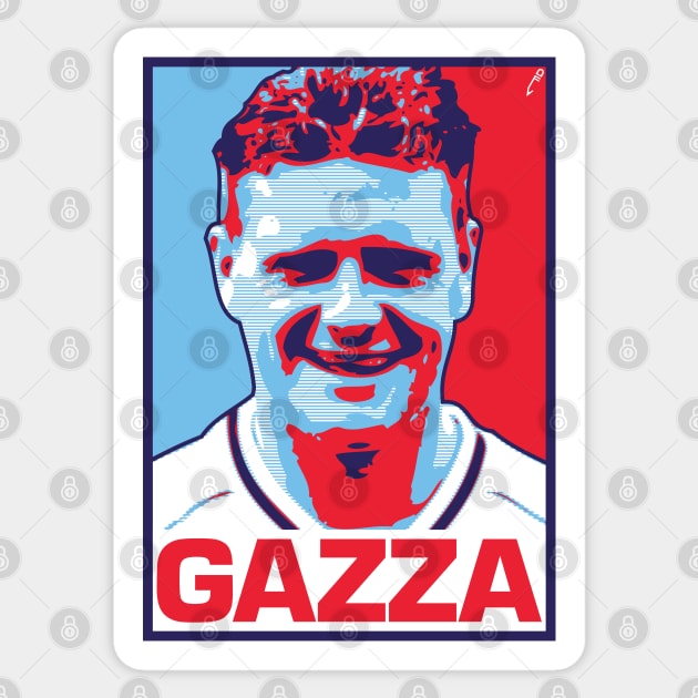 Gazza - ENGLAND Sticker by DAFTFISH